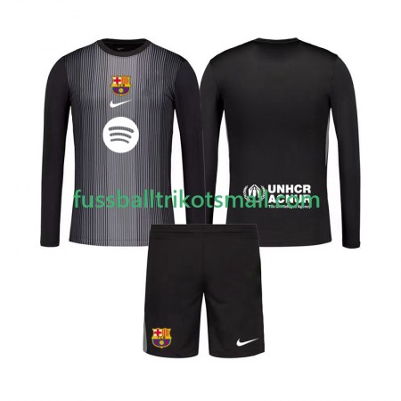 Fußballtrikots FC Barcelona Torwart Kinder 2025-2026 Langarm 3rd trikot kaufen